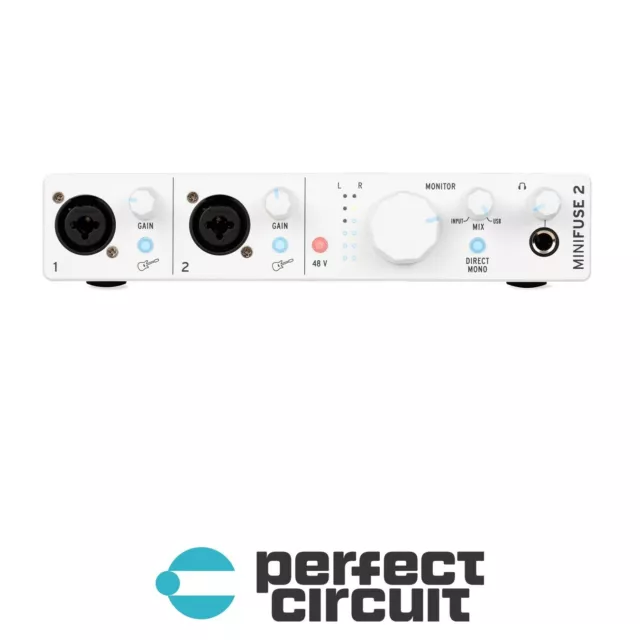 Arturia MiniFuse 2 USB-C (White) AUDIO INTERFACE - NEW - PERFECT CIRCUIT