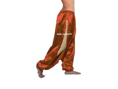 Aladdin Pantaloon Danza Del Ventre Avorio Colore Arabo Harem ALADDIN Genio Raso S10 Aladdin Pantaloon Danza Del Ventre Avorio Colore Arabo Harem ALADDIN Genio Raso S10