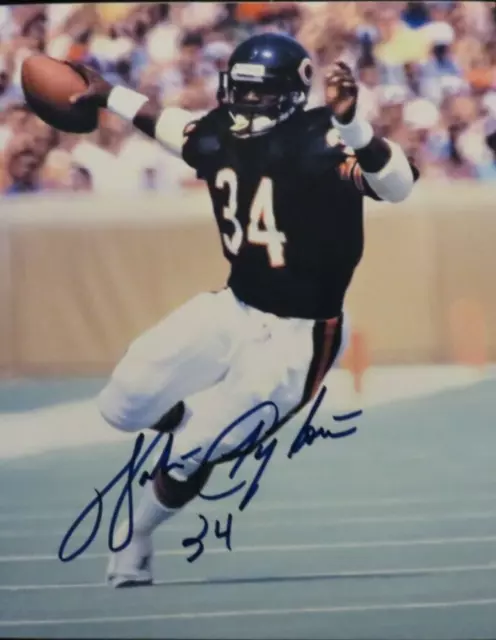 “Chicago Bears” Walter Payton Hand Signed 8X10 Color Photo