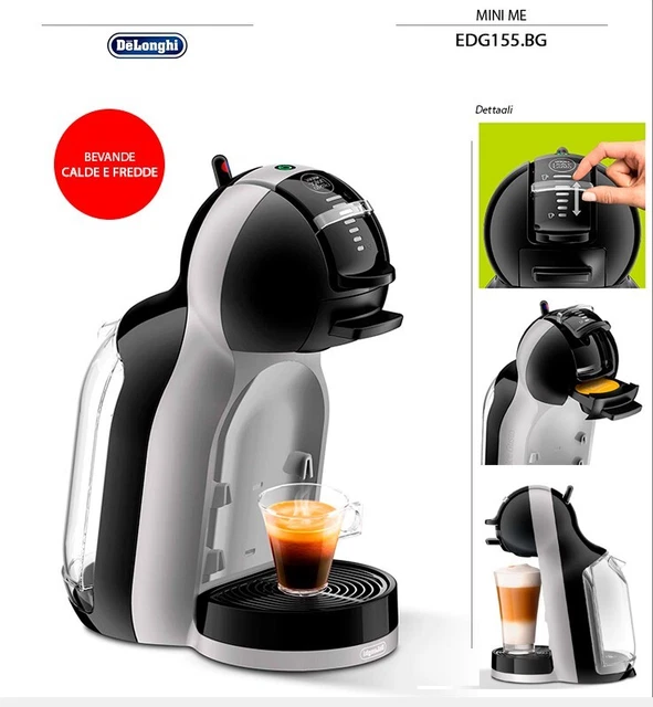 Macchina Caffè NESCAFÉ Dolce Gusto Mini Me - Per Capsule, Automatica, Nero/Grigio, 15 Bar - Foto 6