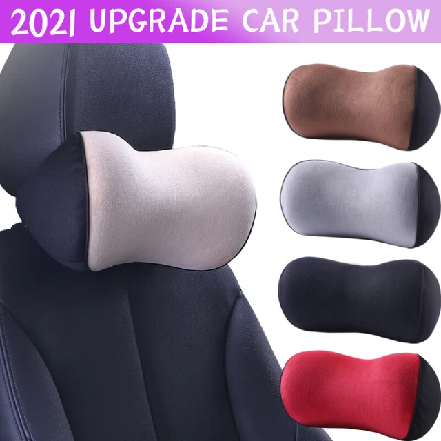 NEW Car Seat Headrest Pad Memory Foam Pillow Head Neck Rest Support Cushion Rest