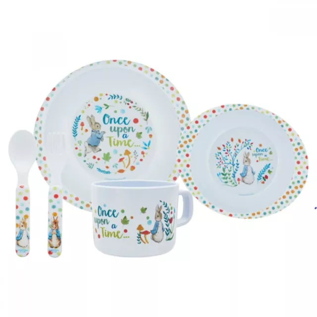 Beatrix Potter Peter Rabbit 5 Piece Dinner Set - Classic Peter Rabbit