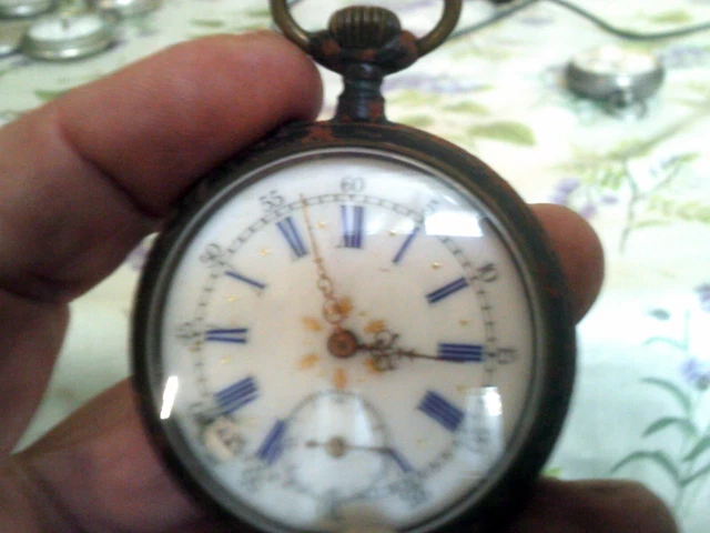 Antiquariato Orologio Tascabile Inizi 800  Da Revisionare