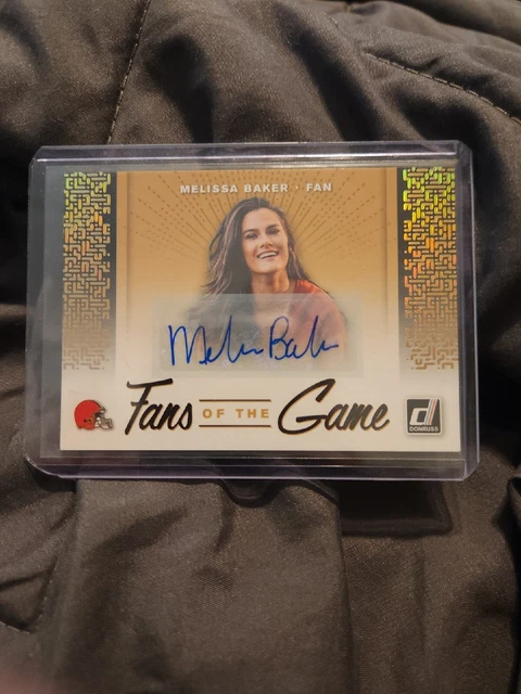 2019 Panini Donruss - Fans of the Game Autographs #FTG-3 Melissa Baker (AU)
