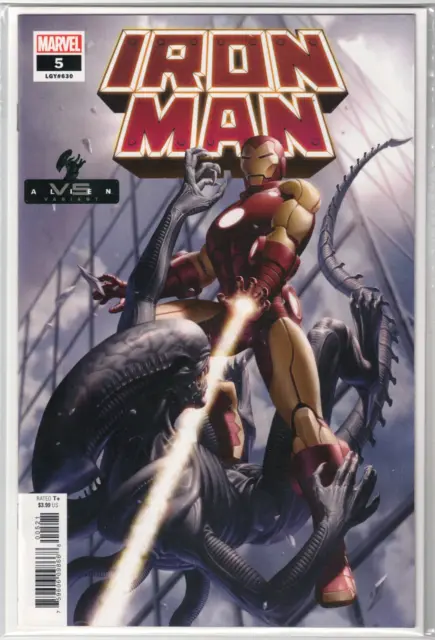 🔥 IRON MAN #1 Junggeun Yoon Marvel vs. Aliens VARIANT Cover B Tony Stark NM+ 🔥