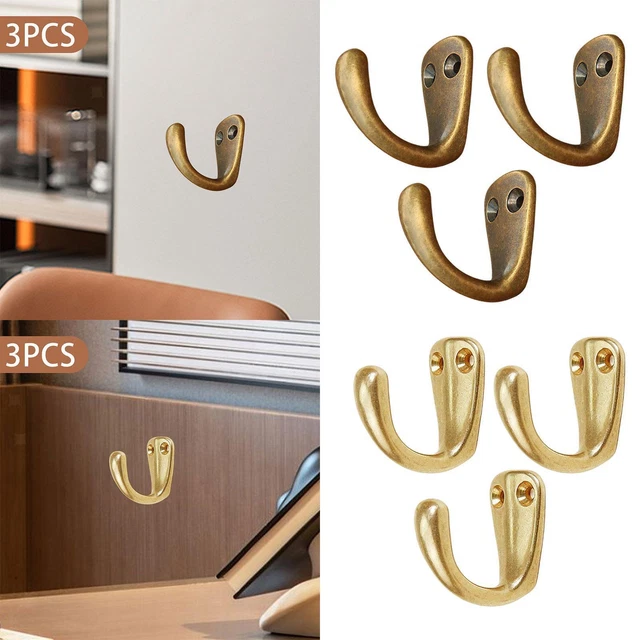 Ganci A S In Metallio Cromato Per Asta Armadio - 5 Pezzi 30x15 Mm Per Appendiabiti - Foto 14