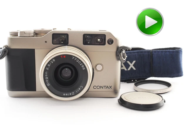 - COMO NUEVO - ¡Video!  Lente Contax G1 Biogon 28 mm f2,8 de Japón #128