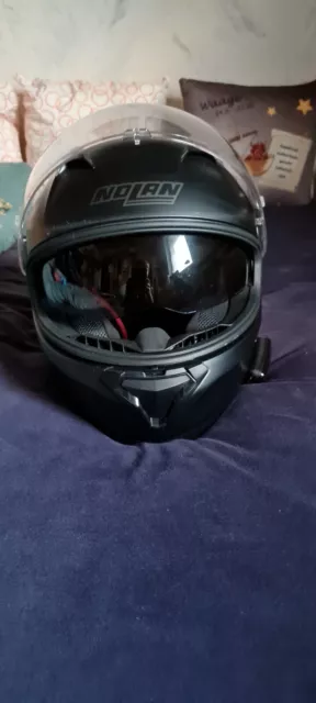 motorrad helm nolan n87 Gr. S Mit Cardo Freecom 4+ Eingebaut