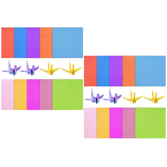 100pcs Origami Papers Quadratfaltpapiere Handwerk Papiere DIY Papiere
