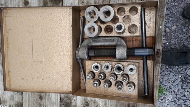 JW pickavant sykes kit strumenti flaring doppio giro vintage meccanico garage