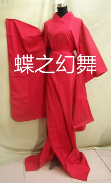 Japanese Traditional Womens Cotton Kimono Long Furisode Kimono Juban Costume New