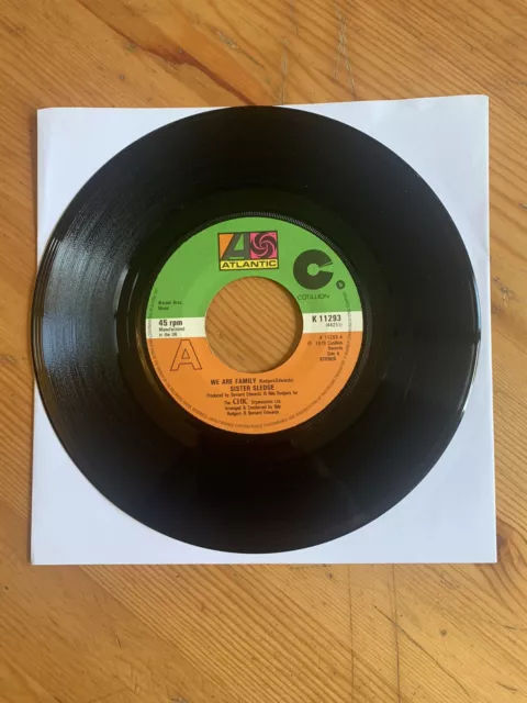 7" Vinyl Single Record, Sister Sledge - We Are Family - Jukebox Copy
