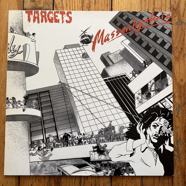 Targets - Massenhysterie Vinyl LP Punk Germany 1985 Aggressive Rock KBD Hardcore