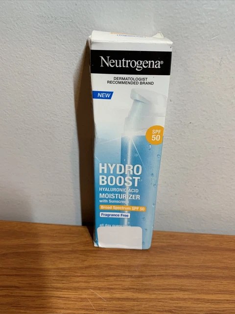 Neutrogena Hydro Boost Hyaluronic Acid Moisturizer SPF 50 Fragrance-Free 1.7oz.