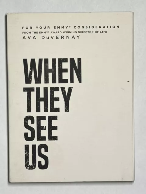When They See Us DVD FYC 2019 Netflix Promotional Press Kit