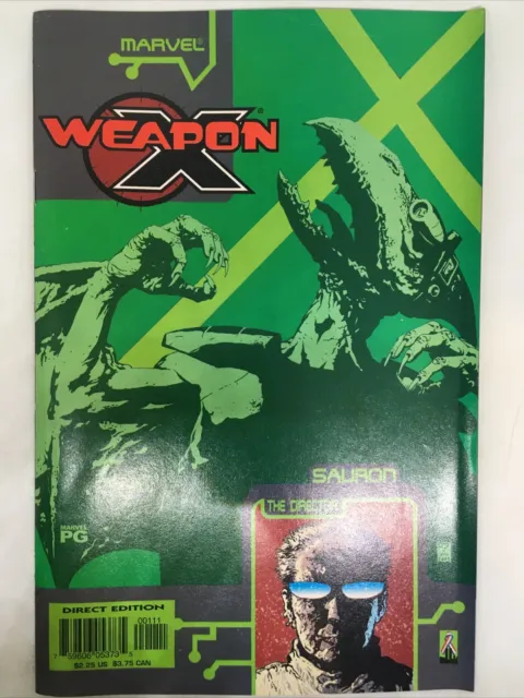 Weapon X: The Draft—Sauron #1 Marvel Comics 2002
