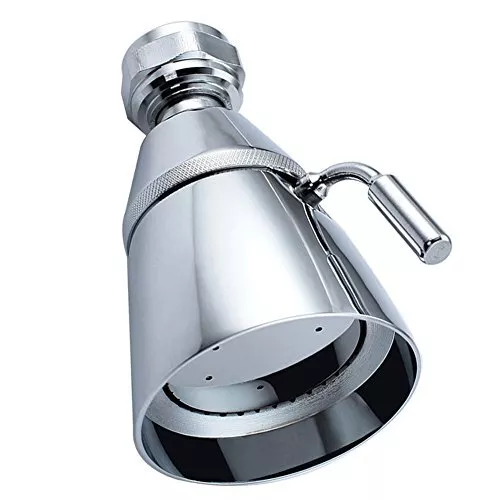High Flow Shower Head Angle Simple Solid Brass With Swivel Joint High Pressure