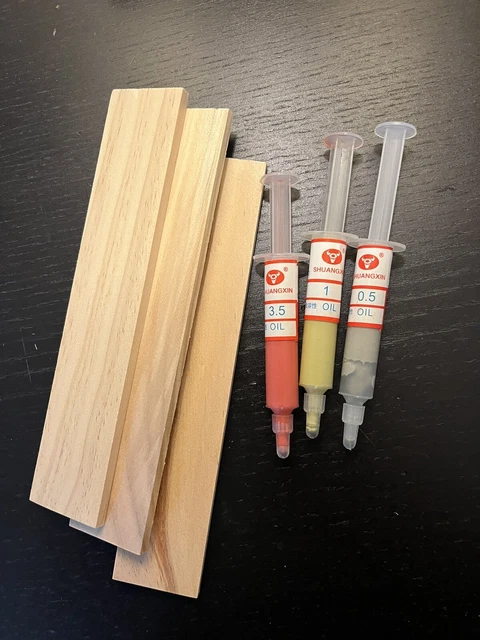 3 Grit diamond lapping paste w/  3 Basswood Strops