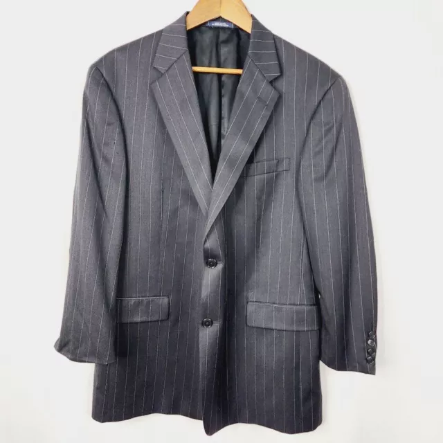 Graham & Gunn Black PinStripe Mens Suit Blazer