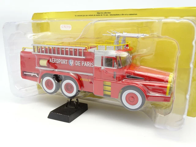 CPF91 CAMION 1/43 Hachette IXO Pompiers : RENAULT Citerne R 2142 4x4