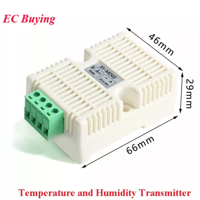 XY-MD02 Temperature & Humidity Sensor, Modbus SHT20, RS485