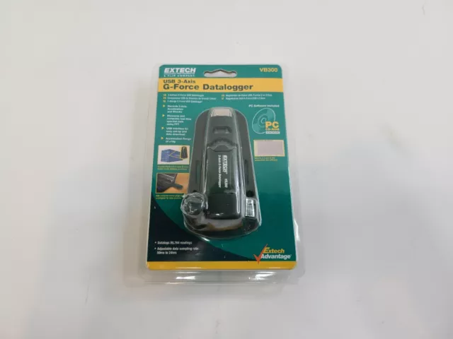 Extech VB300 Vibration 3-Axis G-Force USB Data Logger - Brand New