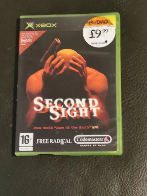 Second Sight Xbox Microsoft Codemasters PAL UK Complete with Manual