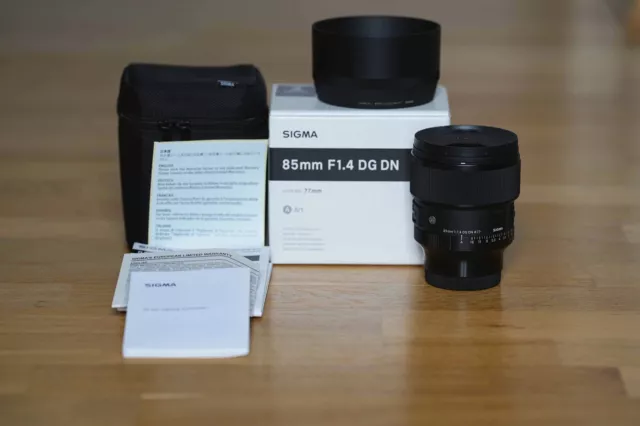 Sigma 85mm F1.4 DG DN  Art Sony E Mount mit 20 Monaten Garantie