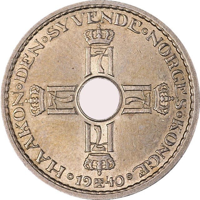 Norway 1940 Krone KM#385 Great Deals From The Executive Coin Company