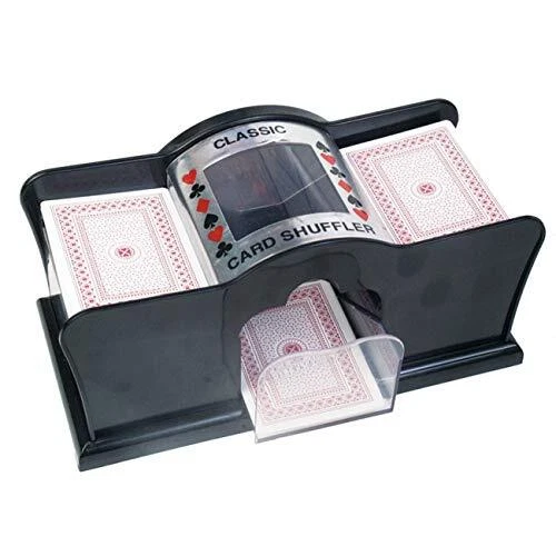 Card Shuffler for Poker Deck/Playing Cards Manual Bridge and Poker Casino Sty...
