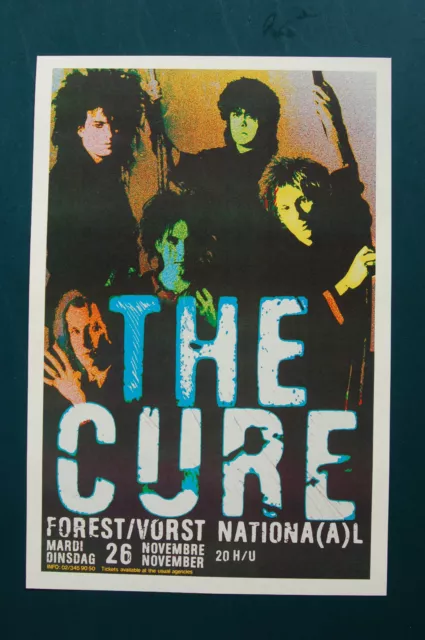 The Cure Concert Poster 1985 Belgium Forest/Vorst____ The Cure Concert Poster 1985 Belgium Forest/Vorst____