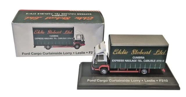 1 76 SCALE MODEL Truck Eddie Stobart Ford Cargo Curtainside Lorry 1-76-scale-model-truck-eddie-stobart-ford-cargo-curtainside-lorry