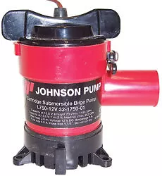 SPX Johnson Submersible Bilge Pump L750 1150gph 12 volt 32-1750-01 BLA 131814