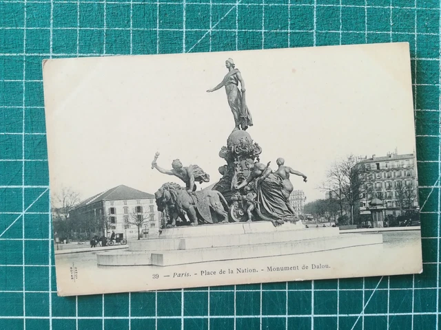 XD265 CPA Circa 1920 Paris - Place Of La Nation - Monument De Dalou