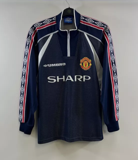 Manchester United GK Football Shirt 1998/99 Adults Medium Umbro G333