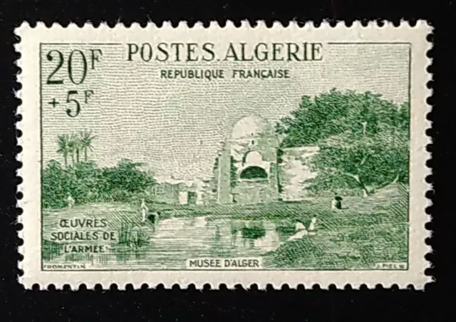 Algérie Colonie Française Timbre N°347 Tableau Musée des Beaux-Arts /Neuf**/1957