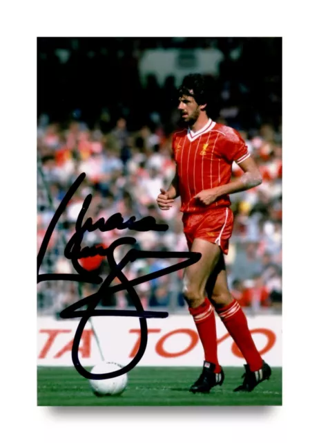 Mark Lawrenson Signed 6x4 Photo Liverpool Rep. Ireland Genuine Autograph + COA