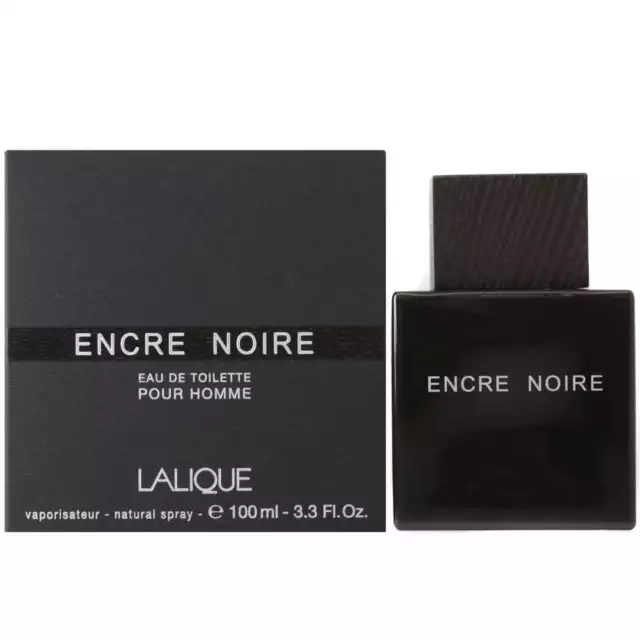 Lalique Schwarze Tinte Für Herren 100Ml Eau De Toilette Spray Neu & Versiegelt