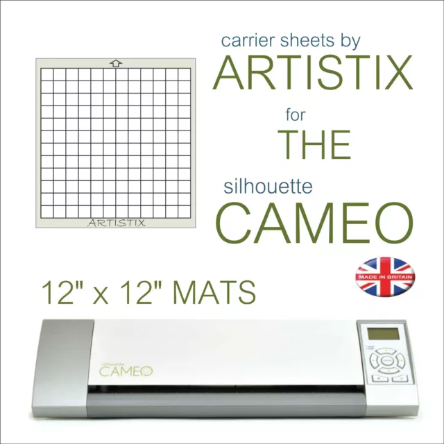 12" x 12" Carrier Sheet Cutting Mat For The Graphtec Silhouette Cameo Artistix