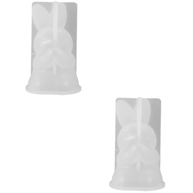 Set 2 Silikonform Kieselgel Epoxy-Ton Geleeformen Aus Gummiformen