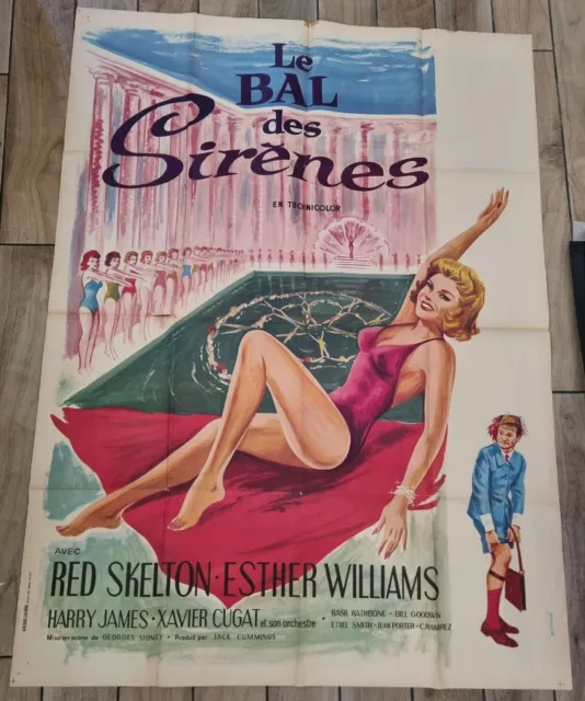 Affiche cinéma originale. Le bal des sirènes/Bathing Beauty/ George Sidney -1944