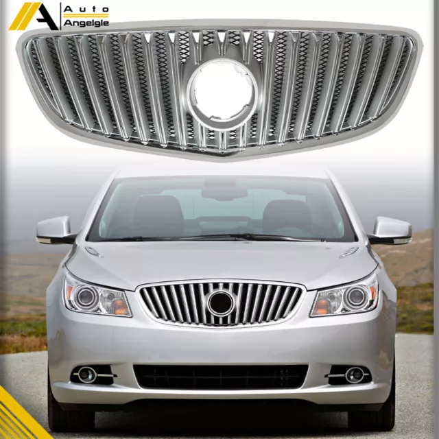 Front Bumper Upper Grill Grille Mesh Chrome Fit For Buick LaCrosse 2010-2013 New