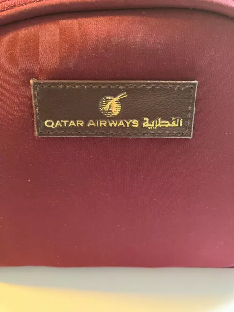 Qatar Airways - Retro 1997 Amenity kit. Complete inc Hermes 'Eau d'orange verte'