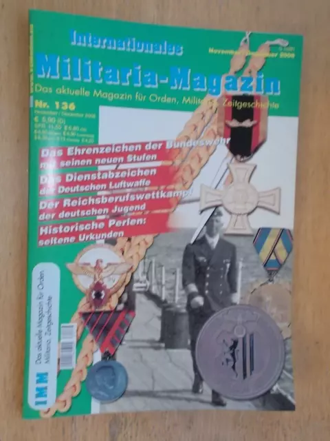 Internationales Militaria Magazin Nr.136 , Dienstabzeichen Deutsche Luftwaffe