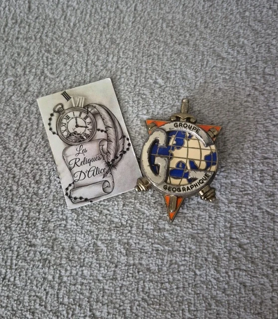 INSIGNE /BADGE /PUCELLE 68° régiment d'artillerie d'afrique A.Bertrand
