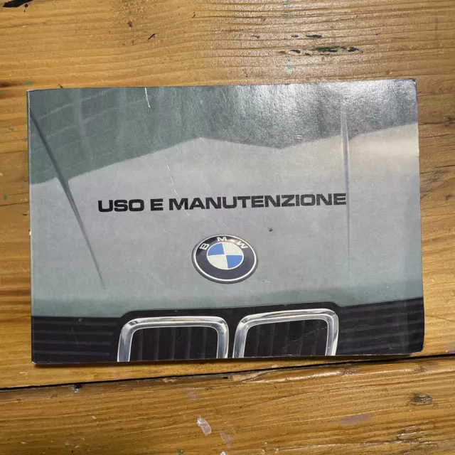 BMW 518-520 i-525 i-528 i Libretto Uso e Manutenzione Originale Usato E28