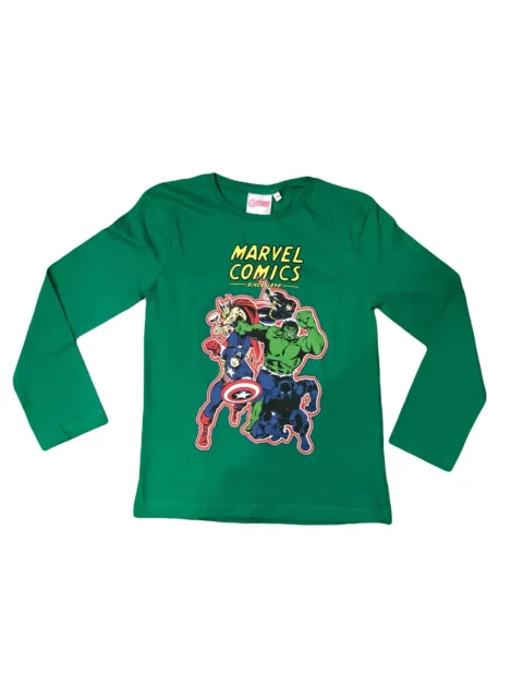T-Shirt Maniche Lunghe Marvel Comics Avengers