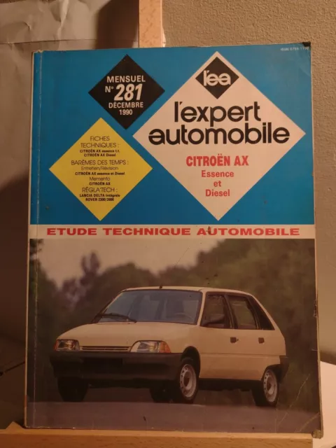 Revue technique L'expert automobile Nº281 Citroën AX essence et diesel