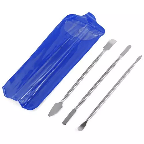 3PC Metal Opening Pry Spudger Crowbar Repair Tools for Cell Phone Laptop Tab Fix