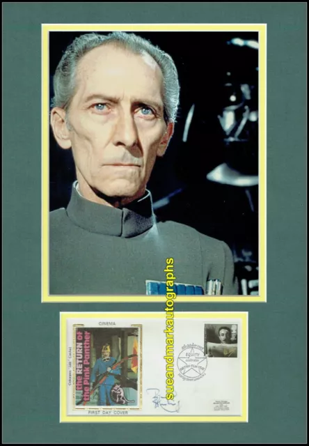 Peter Cushing Star Wars Grand Moff Tarkin Signed FDC Autograph UACC RD 96